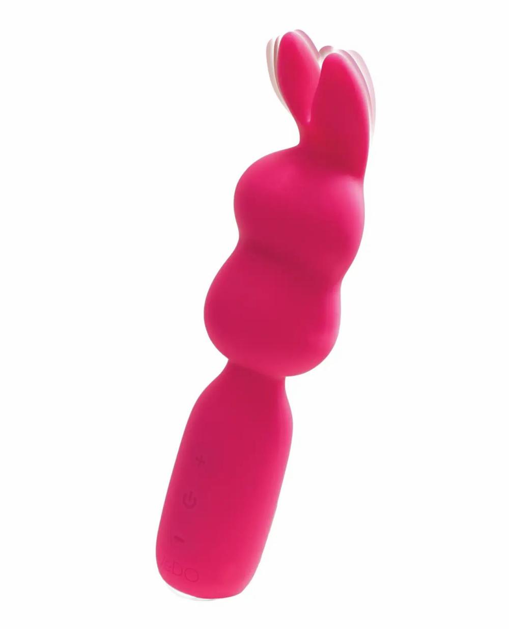 Rabbit Vibrators | VeDO Hopper Bunny Rechargeable Mini Wand – Pink For Womens Rabbit Vibrators