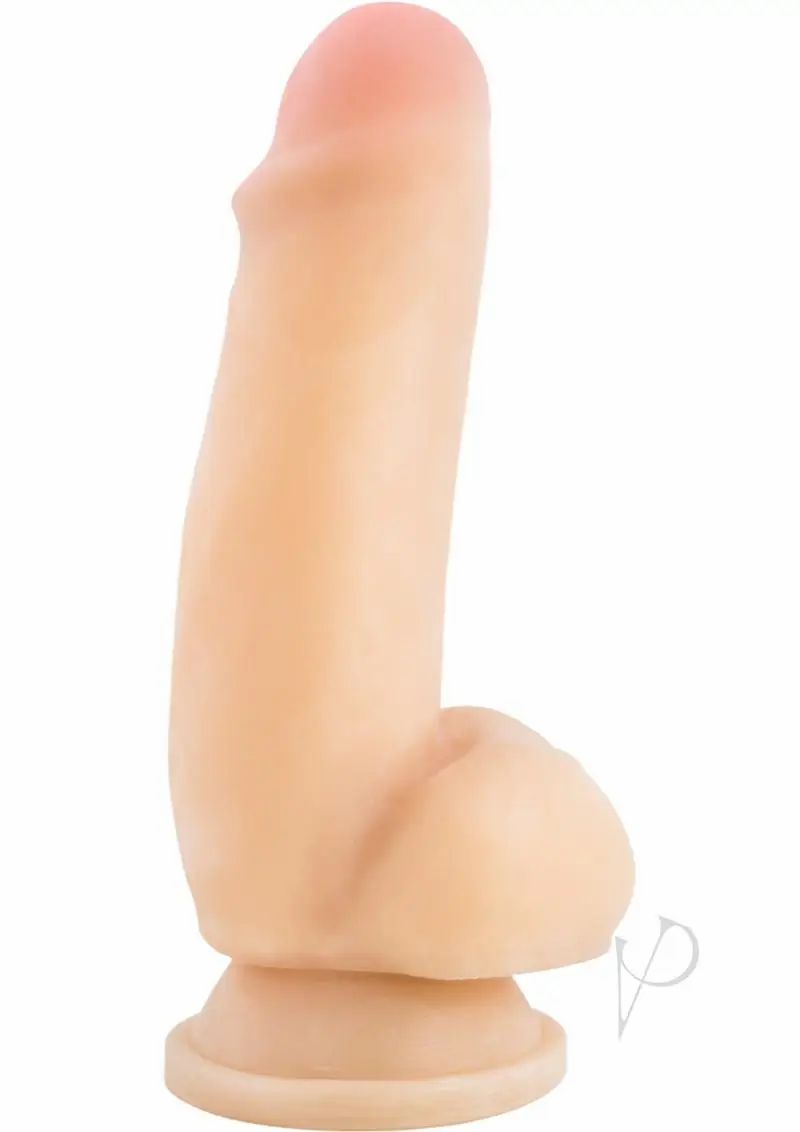 Realistic Dildos & Dongs | Blush Au Naturel 7" Fat Boy – Beige Dildos Realistic Dildos & Dongs