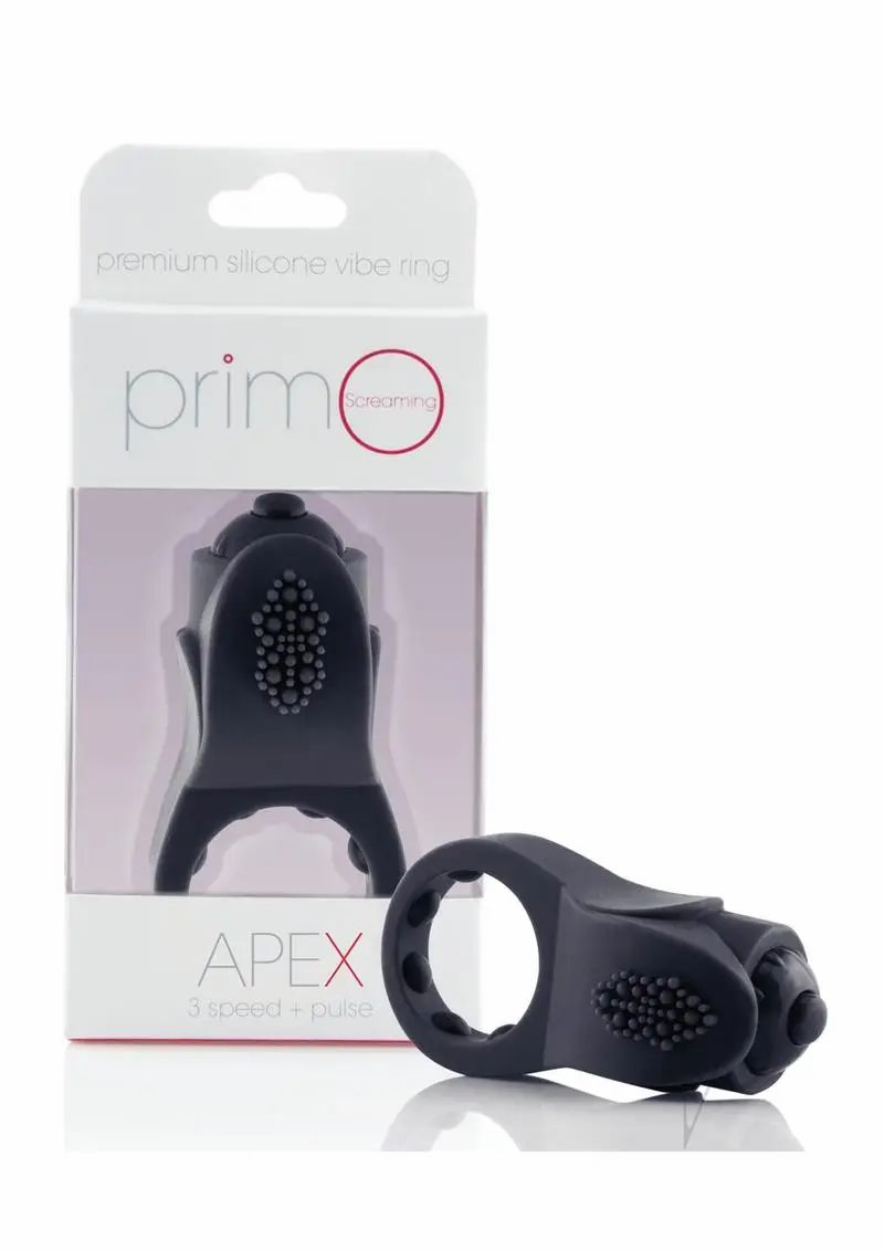 Stimulating Cock Rings | Screaming O PrimO Line Apex – Black Cock Rings Mens