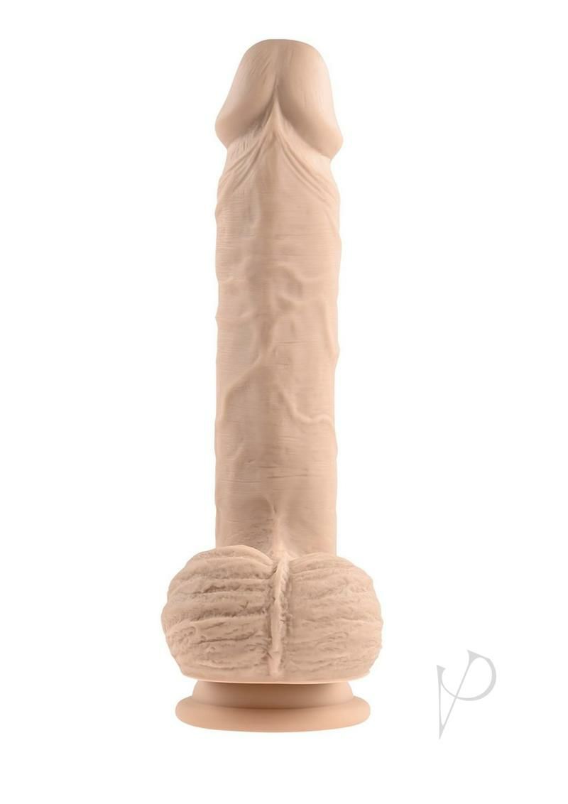 Strap-ons & Harnesses | Full Monty Silicone Rechargeable Realistic Dildo with Remote 9 inch – Vanilla Dildos Strap-ons & Harnesses