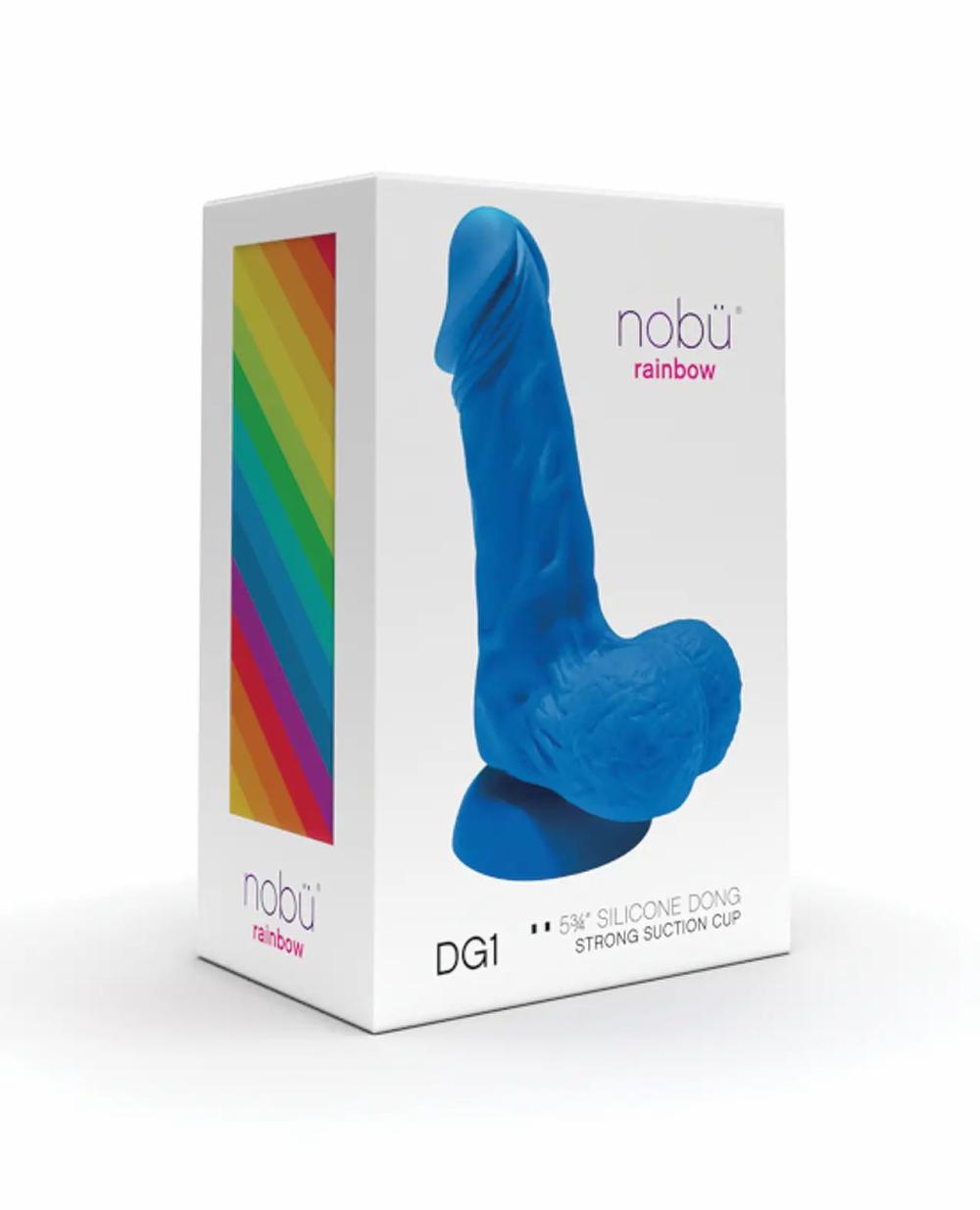 Strap-ons & Harnesses | Nobu Rainbow Silicone Dongs – Blue Dildos Strap-ons & Harnesses