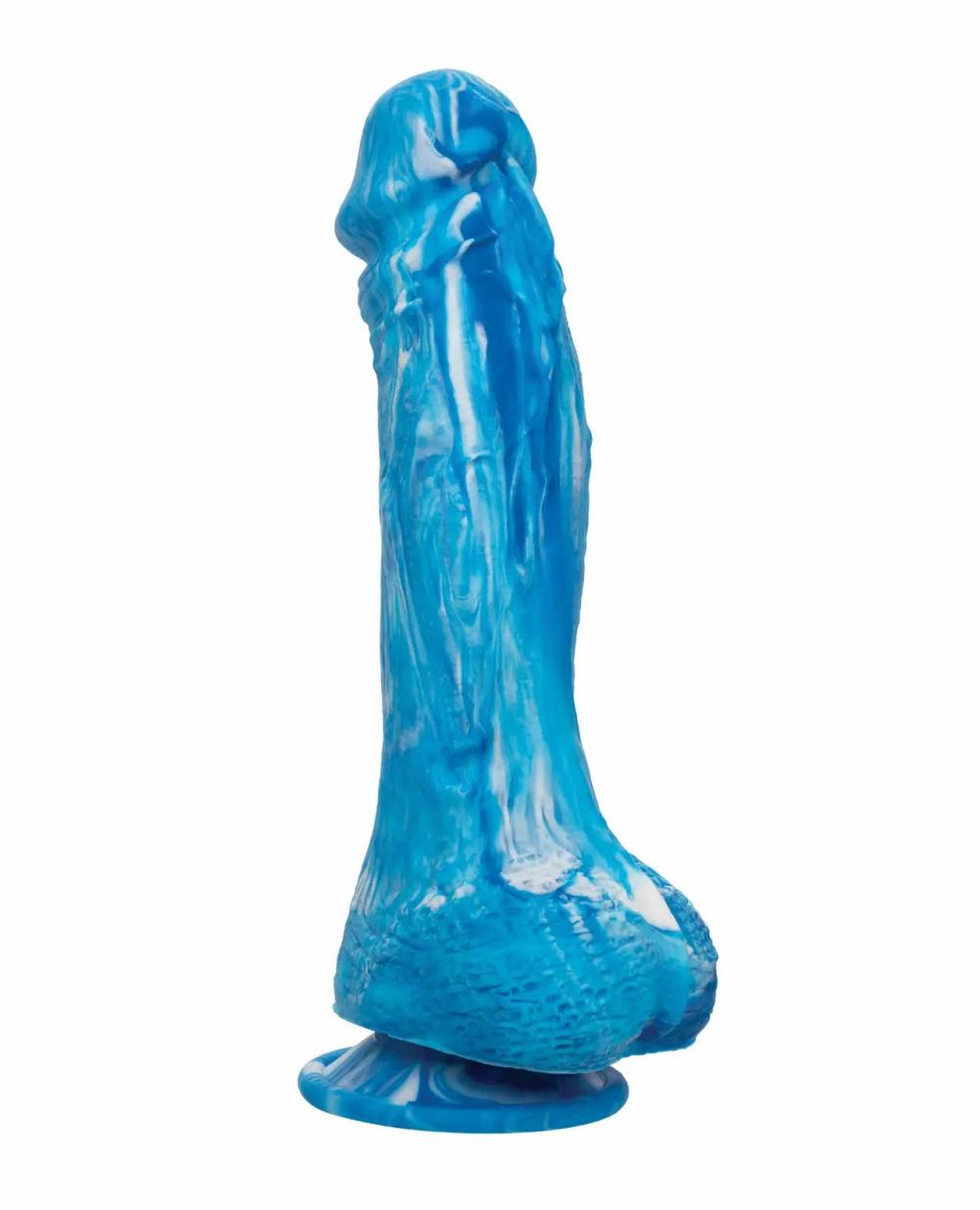 Strap-ons & Harnesses | Twisted Love Twisted Silicone Dong – Blue Dildos Strap-ons & Harnesses