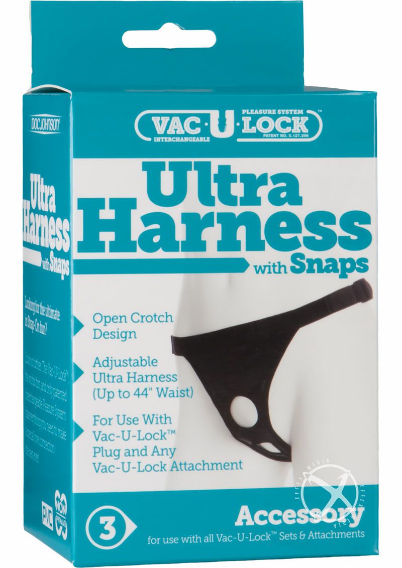 Strap-ons & Harnesses | Ultra Harness 2 w/Snaps – Black Dildos Strap-ons & Harnesses