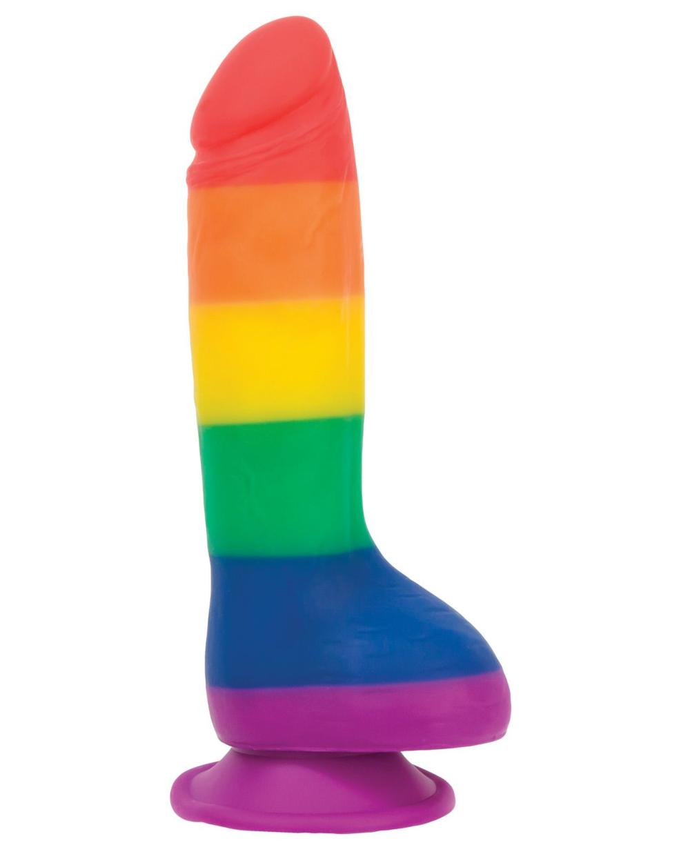 Suction Cup Dildos | Addiction Justin 8" Dildo – Rainbow Dildos Suction Cup Dildos