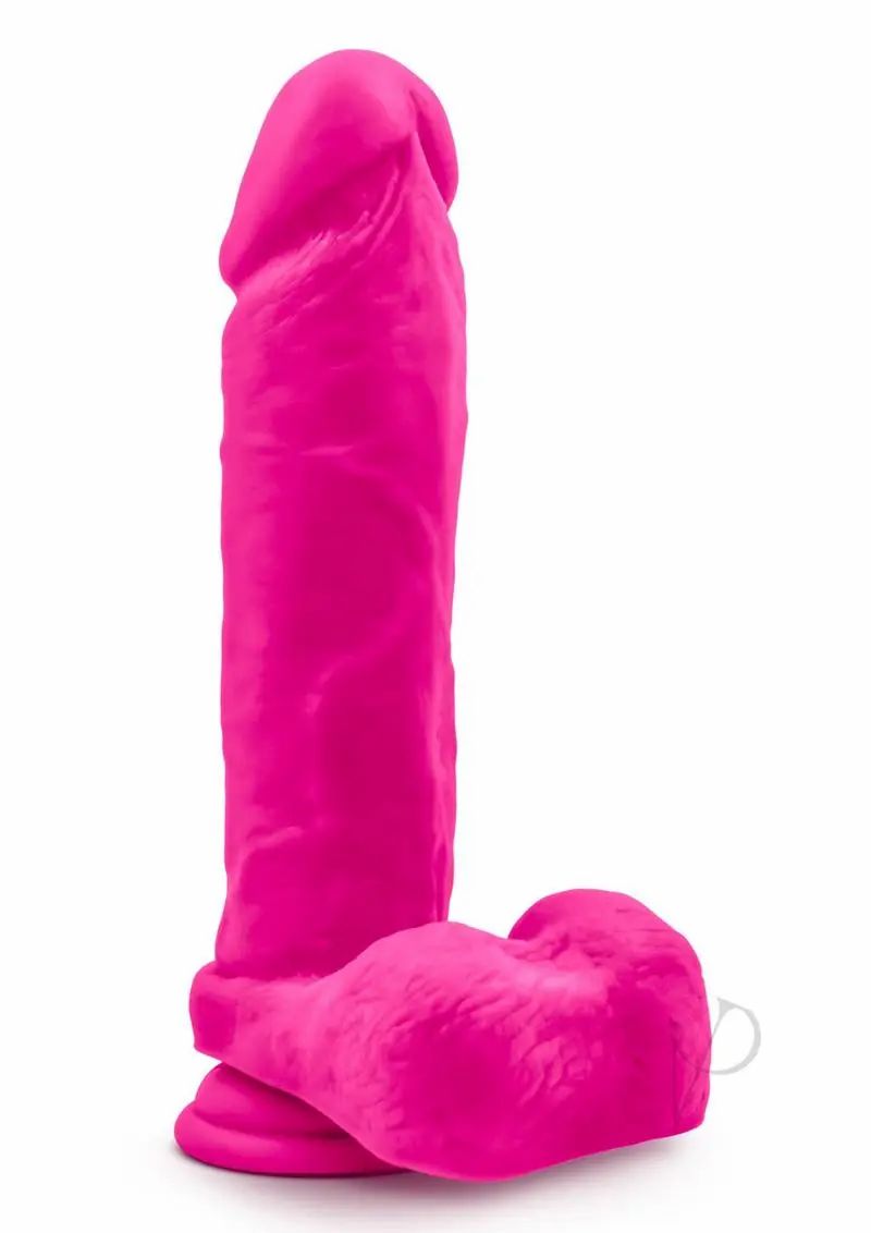 Suction Cup Dildos | Au Naturel Bold Massive Dildo 9 inch Suction Cup Non Vibrating Pink Dildos Suction Cup Dildos