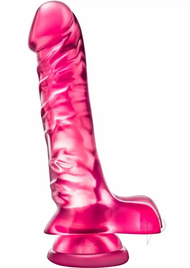 Suction Cup Dildos | B Yours Basic 08 Realistic Jelly Dildo With Balls Pink 9 Inch Dildos Suction Cup Dildos