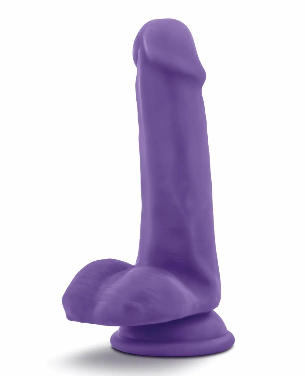 Suction Cup Dildos | Blush Au Natural Bold Massive 6" Dildo – Purple Dildos Suction Cup Dildos