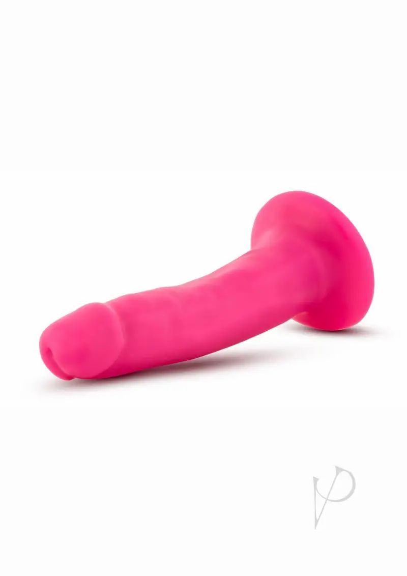 Suction Cup Dildos | Blush Neo 5.5" Dual Density Cock – Neon Pink Dildos Suction Cup Dildos