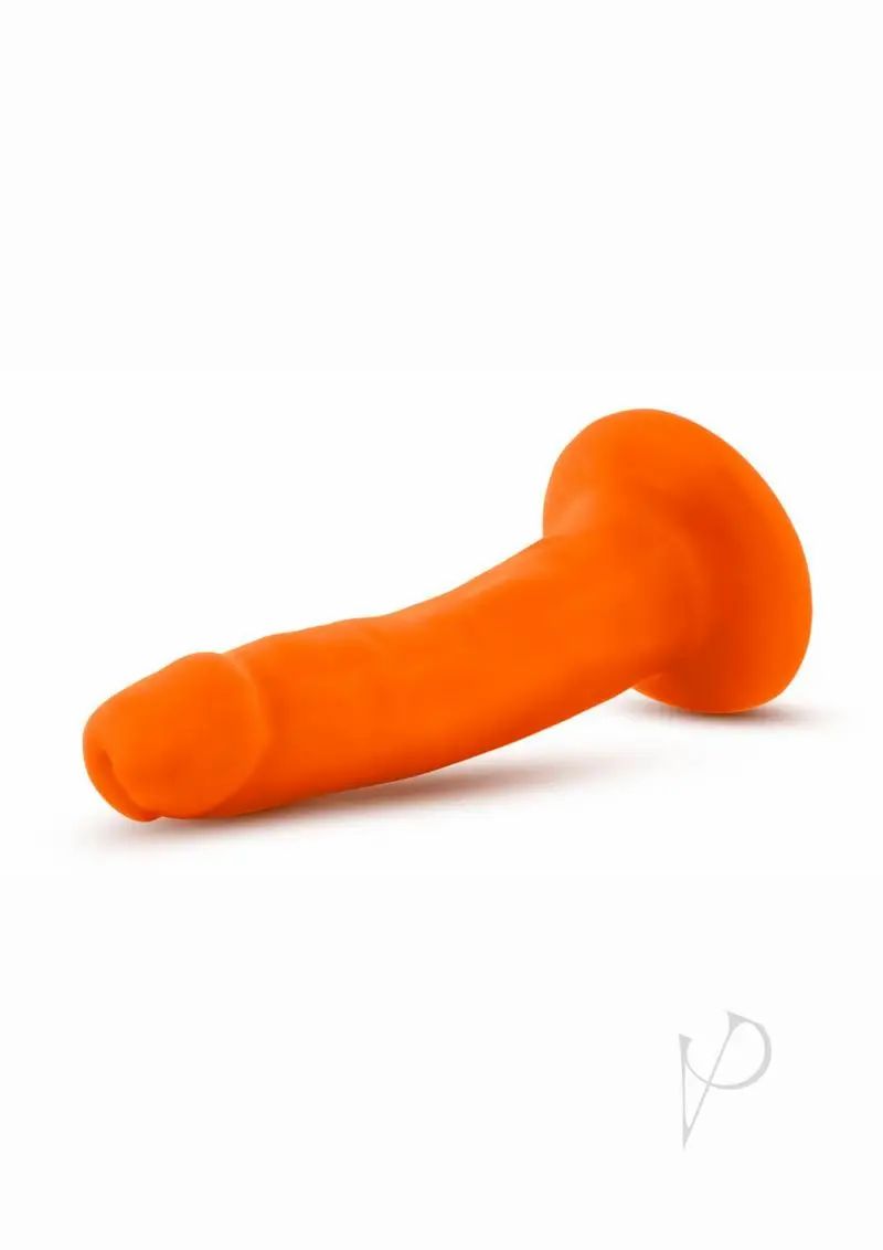 Suction Cup Dildos | Blush Neo Dual Density 6" Cock – Neon Orange Dildos Suction Cup Dildos