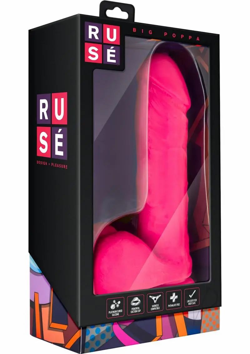 Suction Cup Dildos | Blush Ruse 7.75" Big Poppa – Hot Pink Dildos Suction Cup Dildos