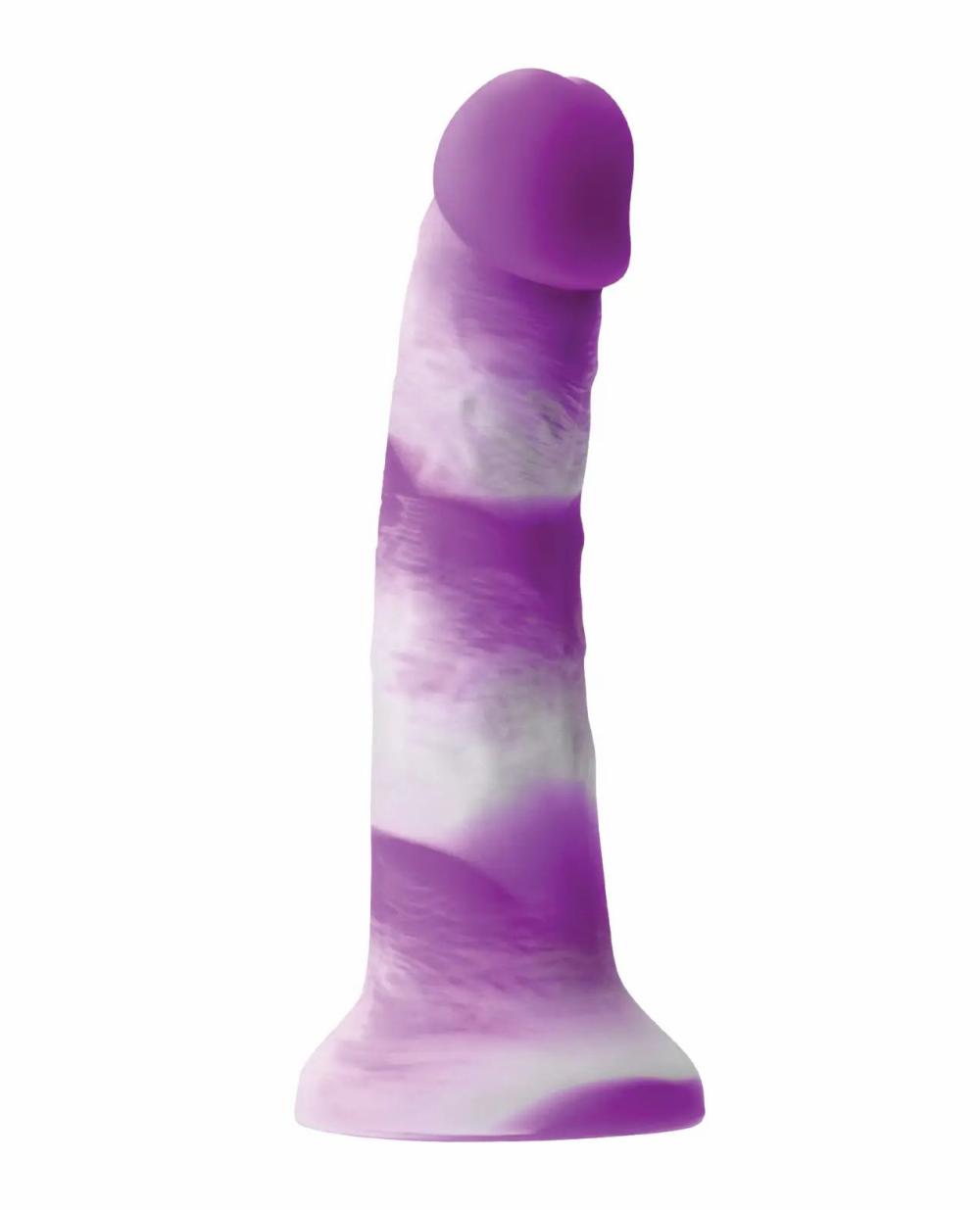 Suction Cup Dildos | Colours Pleasures 7" Yum Yum Dildo – Purple Dildos Suction Cup Dildos