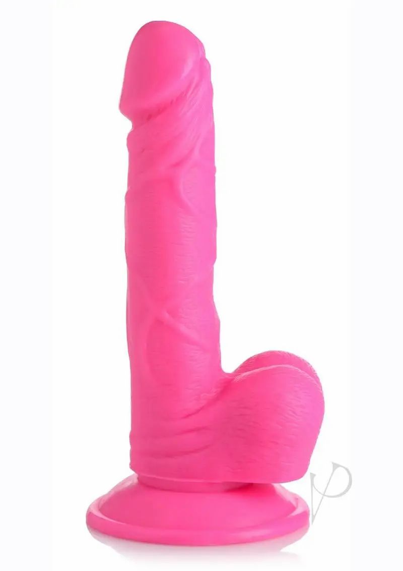 Suction Cup Dildos | Pop Peckers Dildo W/balls 6.5 Pink Dildos Suction Cup Dildos