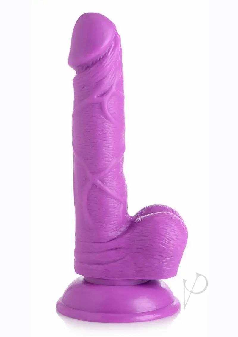 Suction Cup Dildos | Pop Peckers Dildo W/balls 6.5 Purple Dildos Suction Cup Dildos