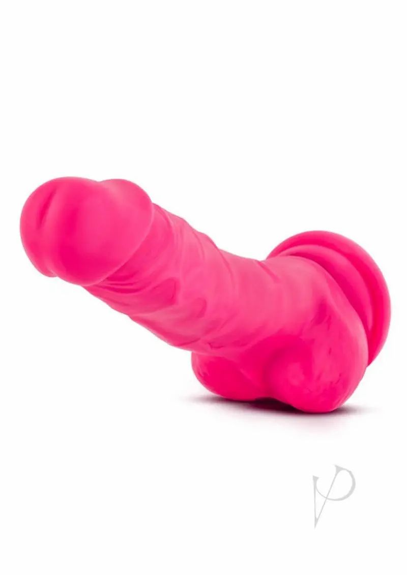 Suction Cup Dildos | Ruse Hypnotize Silicone Dildo With Balls Hot Pink 7.5 Inch Dildos Suction Cup Dildos