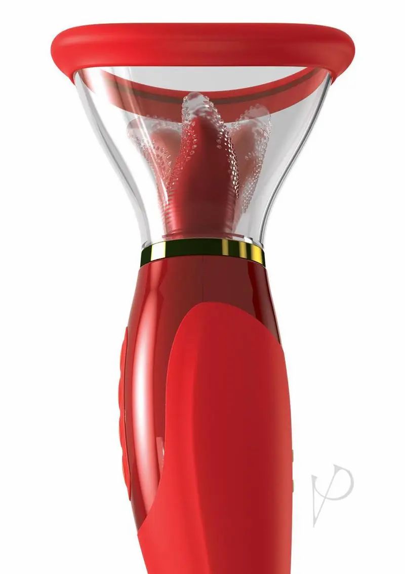 Tongue Vibrators | Fantasy for Her Ultimate Pleasure 24K Gold Seasonal Luxury Edition w/Travel Bag Luxury Box – Red For Womens Tongue Vibrators