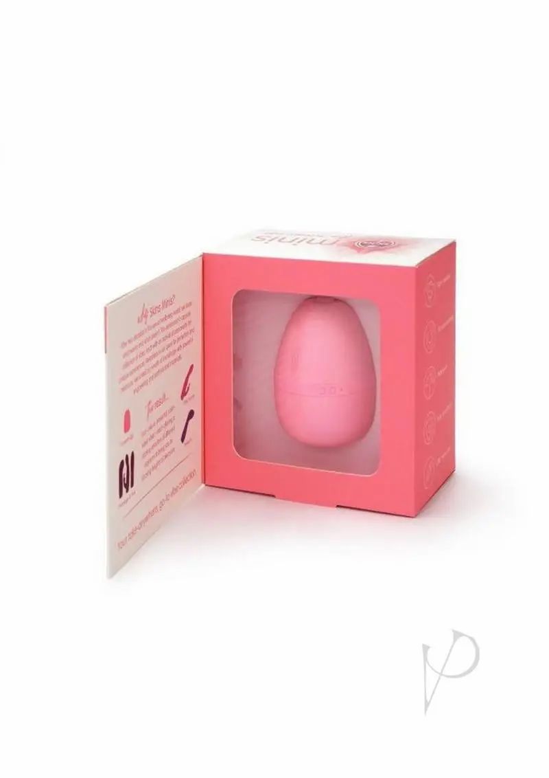 Tongue Vibrators | Skins Mini`s The Scream Silicone Egg – White/Pink Clit Suckers & Oral Suction Items Clit Suckers & Oral Suction Items