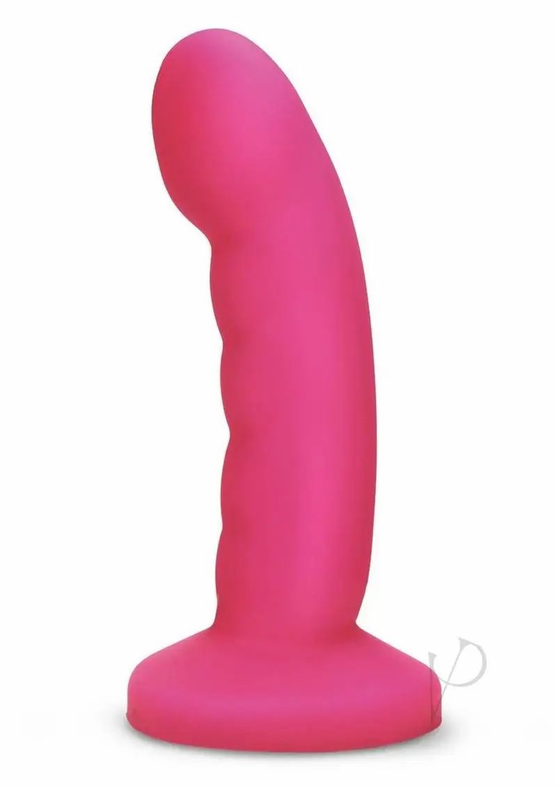 Traditional Vibrators | Whipsmart Curved Ripple Dildo 6 Pink Dildos Realistic Vibrators