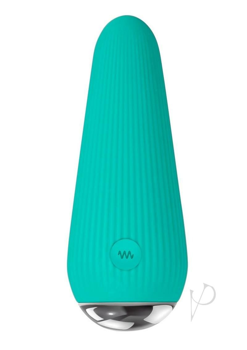 Bullet Vibrators | GenderX O Cone Rechargeable Silicone Bullet – Teal Bullet Vibrators Bullet Vibrators