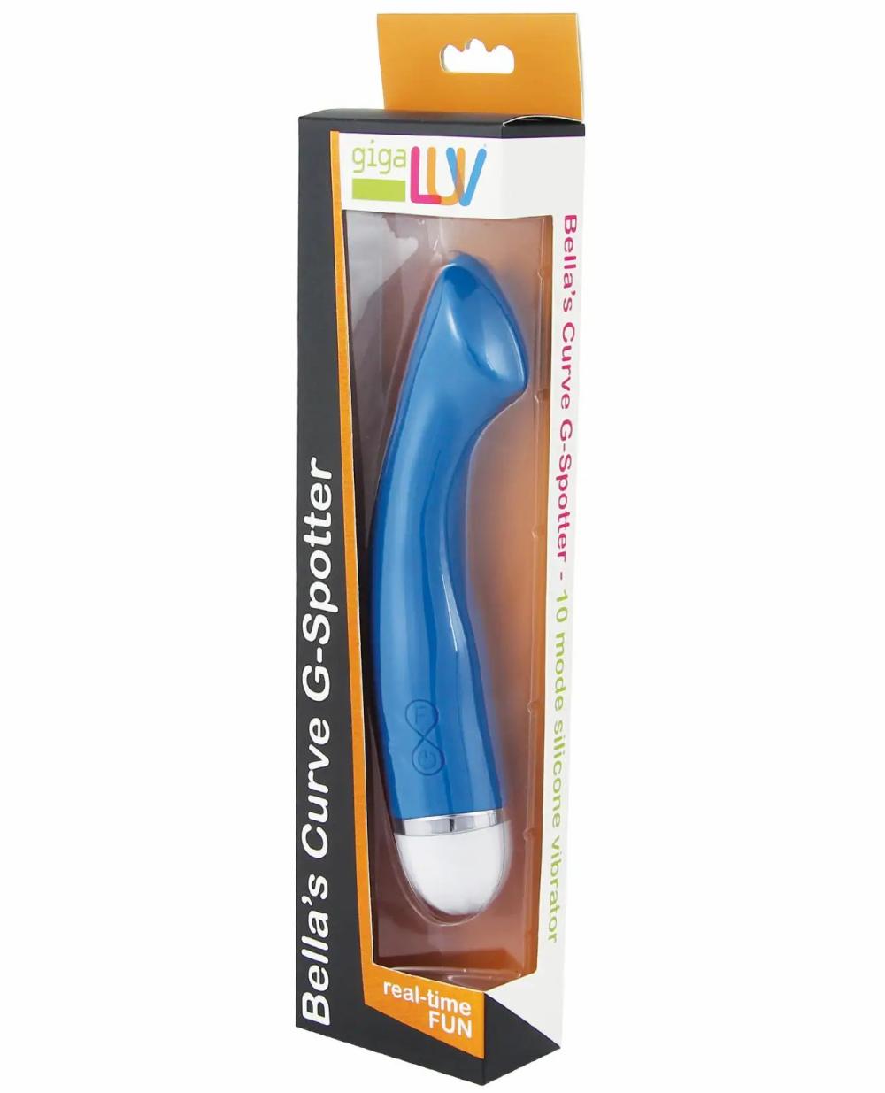 Traditional Vibrators | GigaLuv Bella’s Curve G Spotter – Blue For Womens G Spot Vibrators