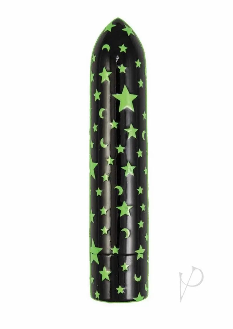 Traditional Vibrators | Glow Vibes Seeing Stars Black/Green For Womens Traditional Vibrators